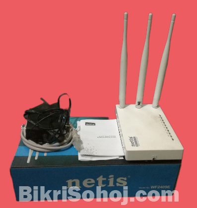 Netis router ( নতুন তিন এন্টেনা)